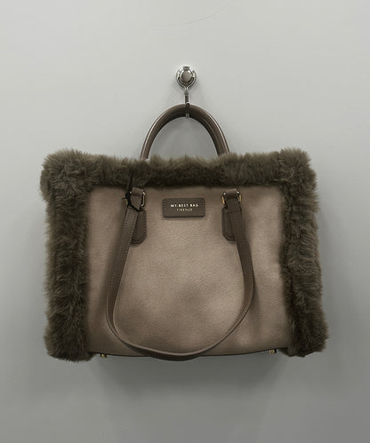 83-3268 MY BEST BAG [リミサロ]Synthetic Shearling leather リバーシブルトートバッグ