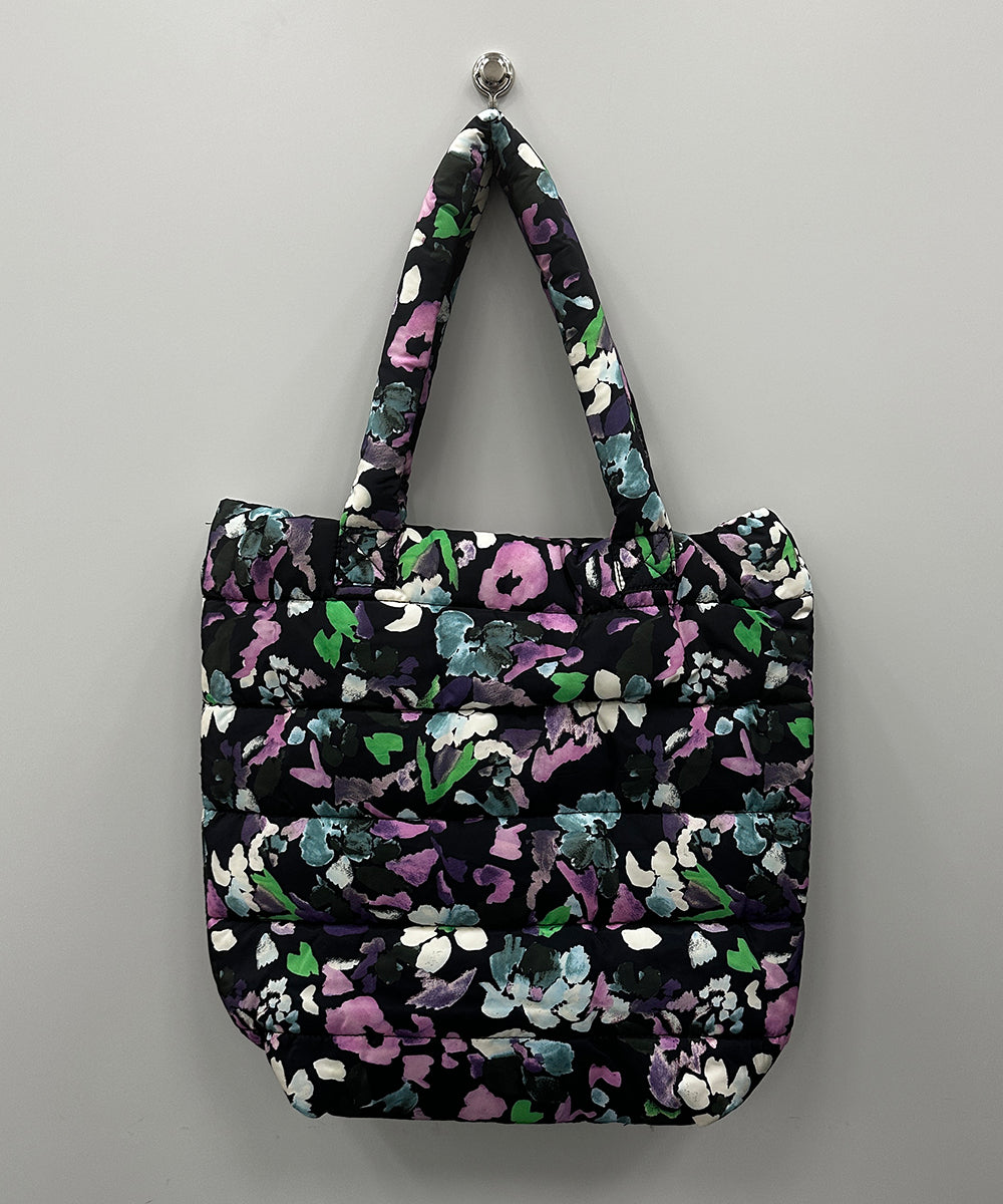 83-3256 ICHI フラワープリントトートバッグ