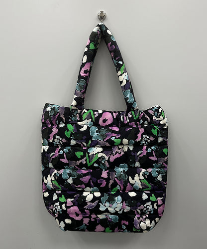 83-3256 ICHI フラワープリントトートバッグ