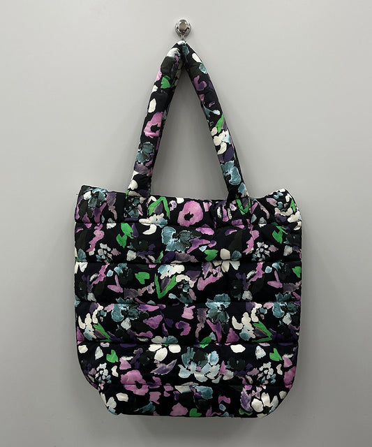 83-3256 ICHI フラワープリントトートバッグ