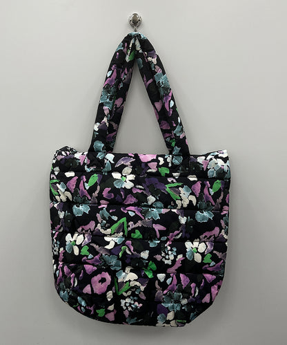 83-3256 ICHI フラワープリントトートバッグ