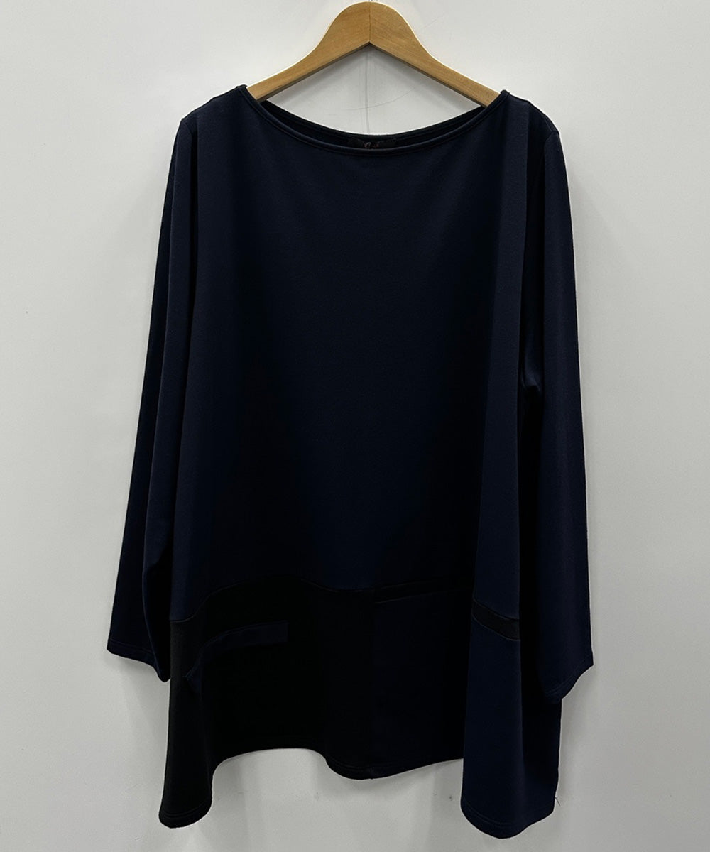 61-2624 SOPHIA CURVY 【リミサロ】バイカラーカットソー