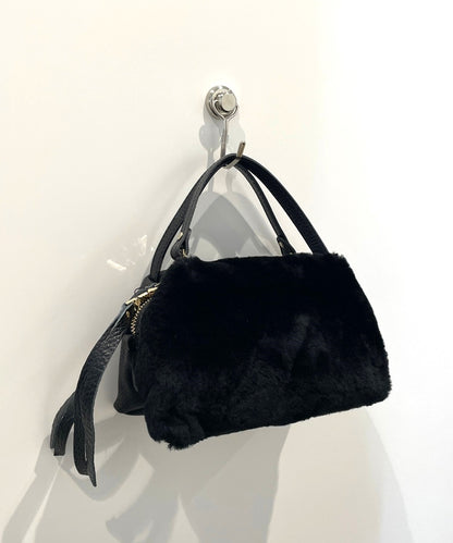 83-6409【RIPANI】【周年】ムートンコンビミニBAG