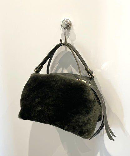 83-6409【RIPANI】【周年】ムートンコンビミニBAG