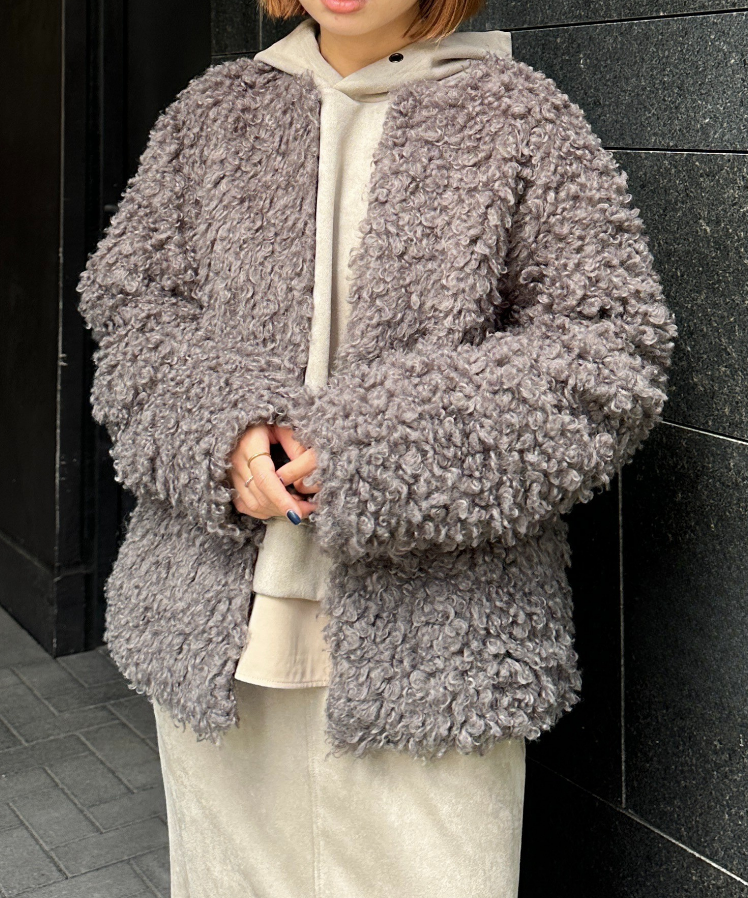 【INNOWAVE】【R】プードルボアコート