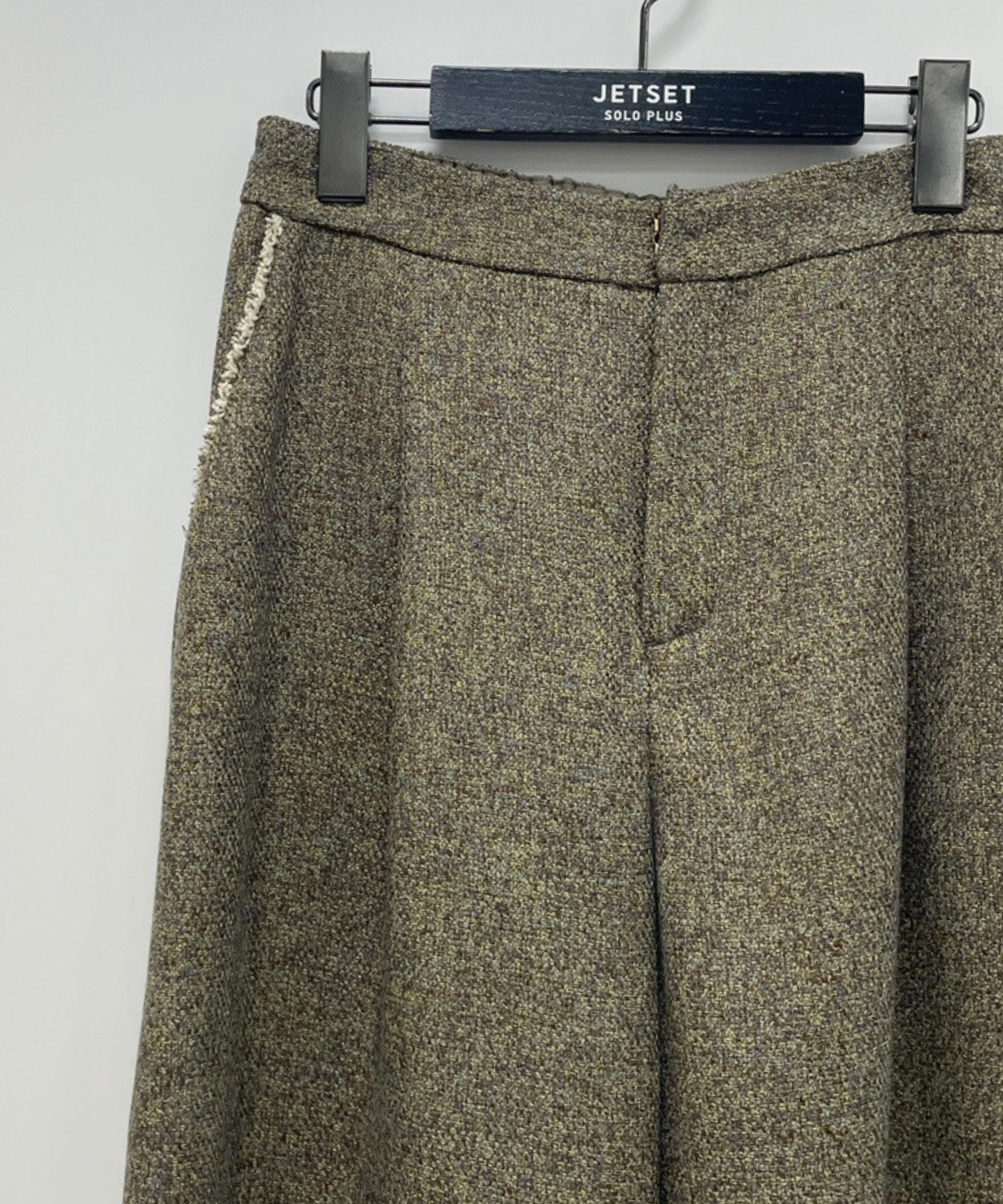 【FONT LAB】ツイードフリンジワイドパンツ