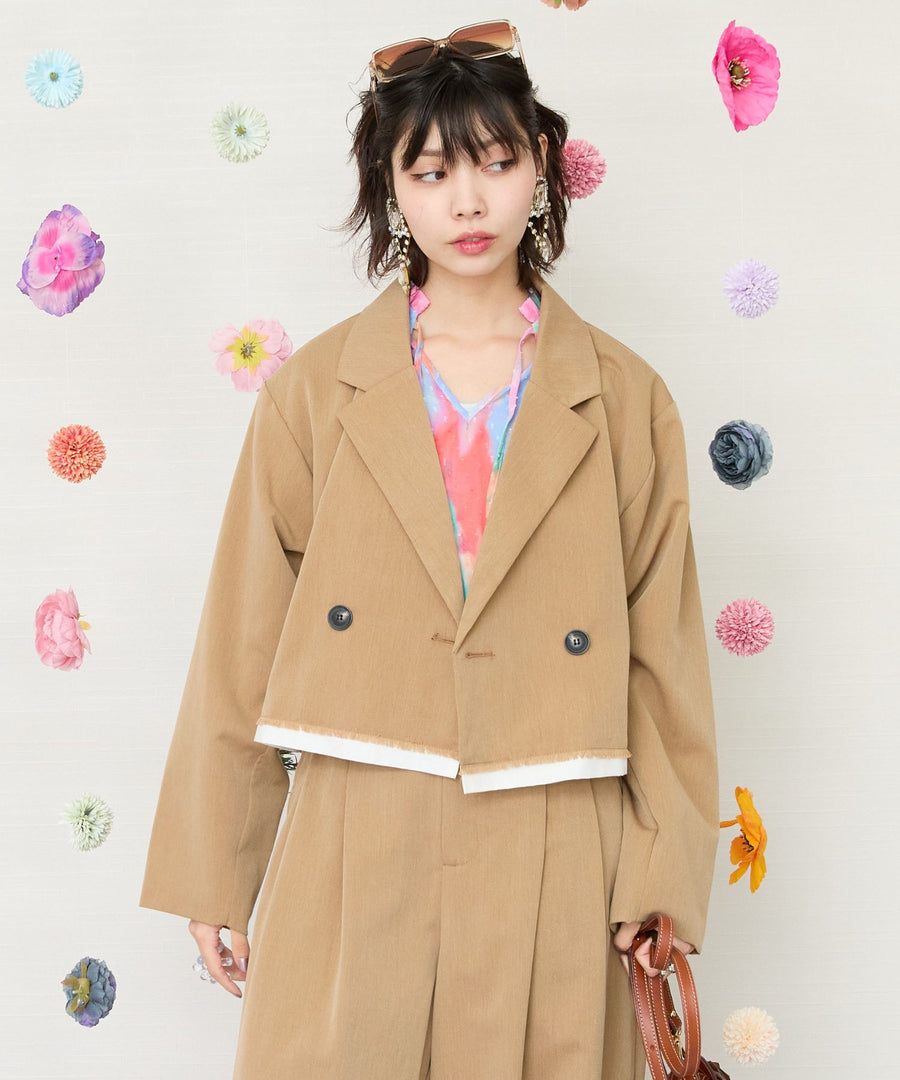 レディース アウター ジャケット クロップド丈｜JETSET SOLO PLUS(ジェットセットソロプラス) 公式通販｜レディース ファッション きれいめカジュアル