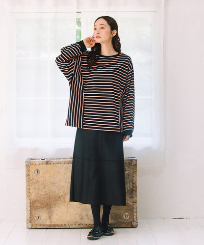 21号(6L～) FONTLAB サイドスイッチボーダーカットソー