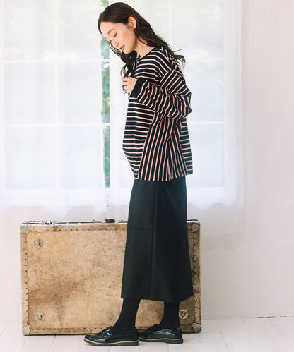 FONTLAB サイドスイッチボーダーカットソー