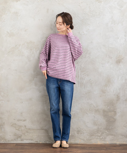 FONTLAB サイドスイッチボーダーカットソー