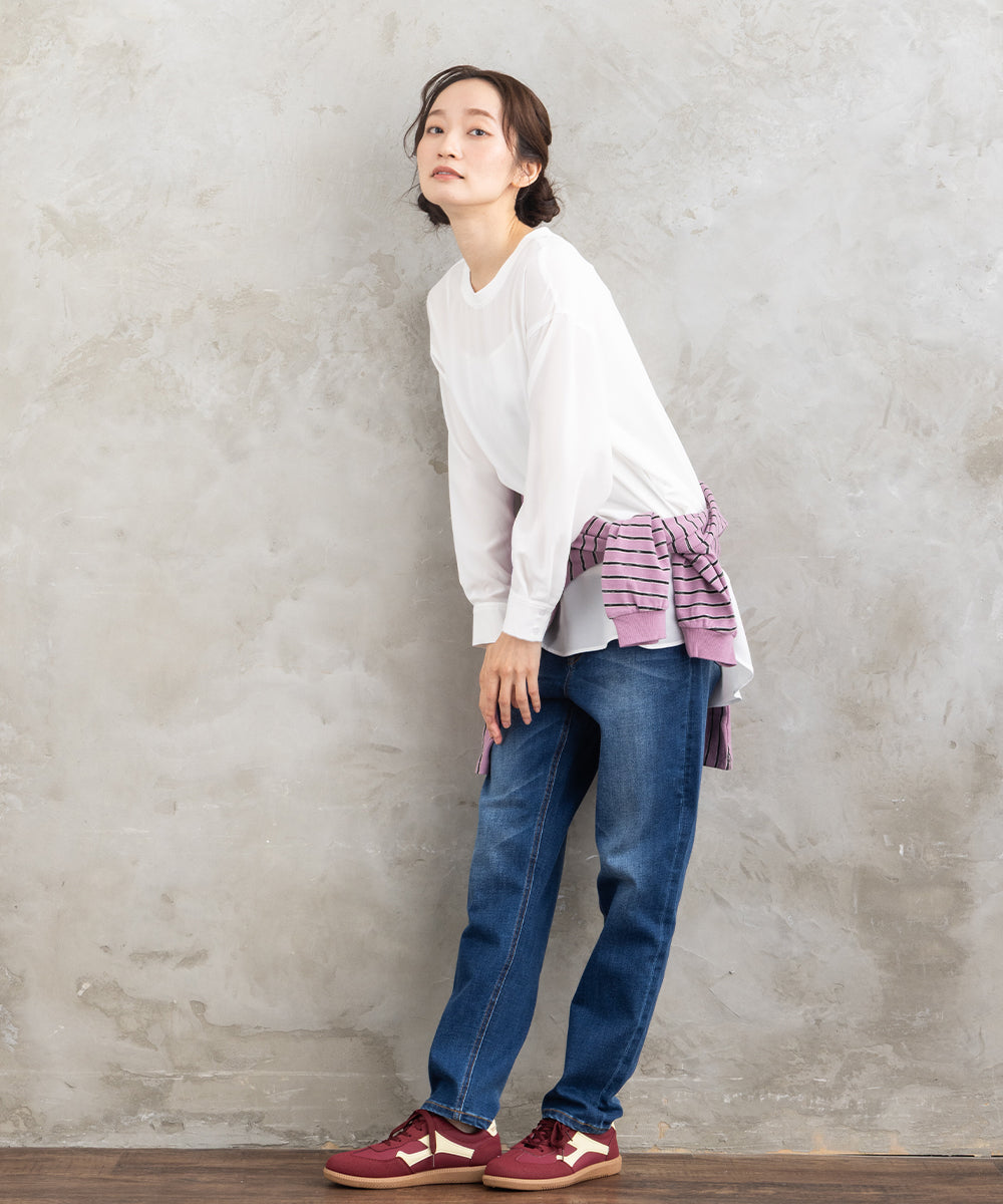 FONTLAB サイドスイッチボーダーカットソー