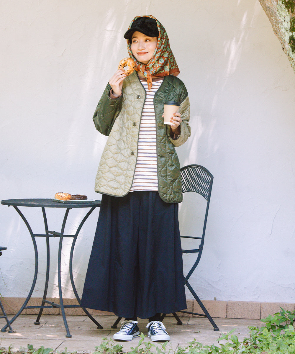 FONTLAB サイドスイッチボーダーカットソー