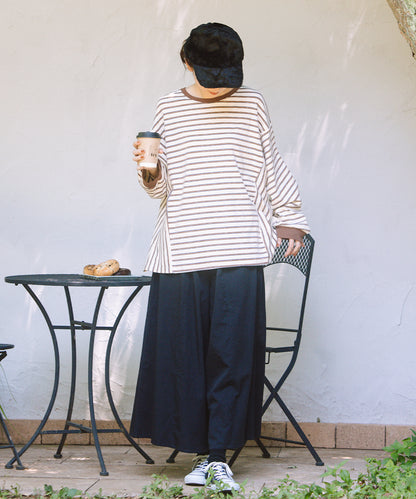 FONTLAB サイドスイッチボーダーカットソー