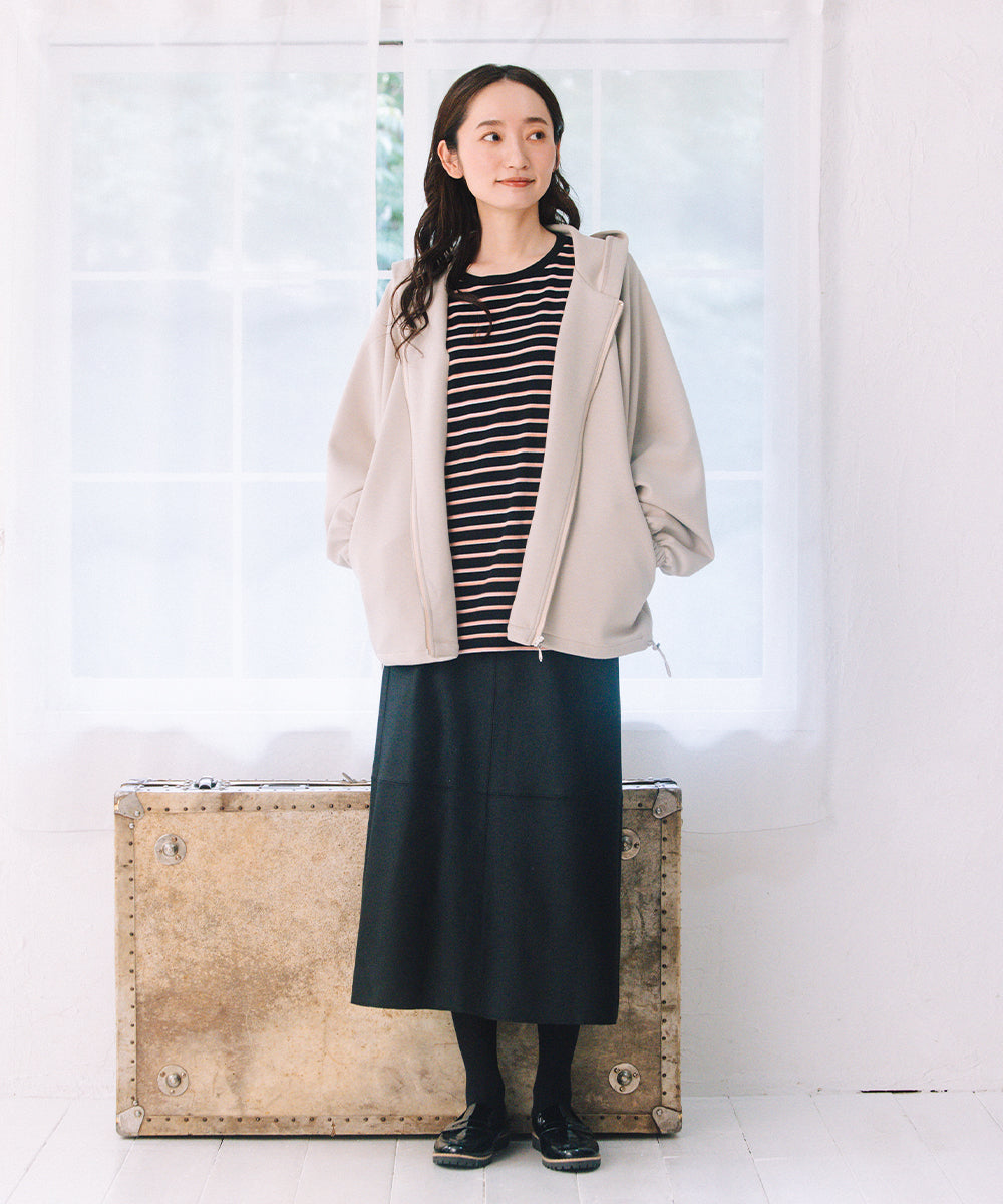 FONTLAB サイドスイッチボーダーカットソー