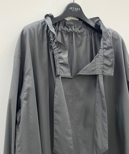 【FONT LAB】オーガニックコットンフリルカラーブラウス