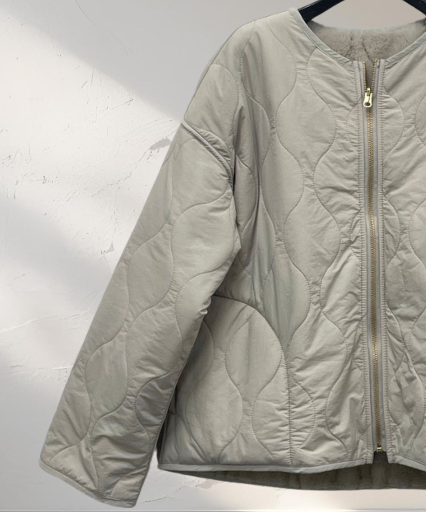 【FONT LAB】オニオンキルティングリバーシブルブルゾン