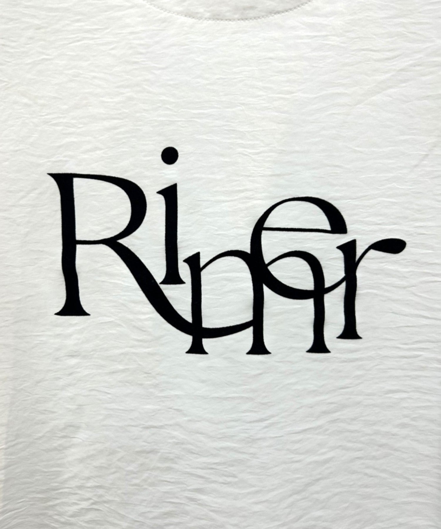 【FONT LAB】ロゴクロップドTブラウス