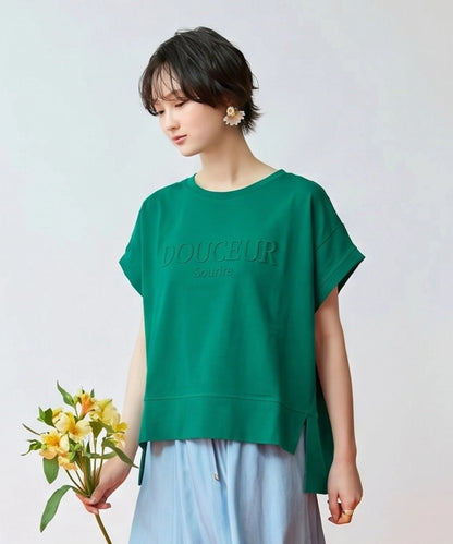 【FONT LAB】エンボスロゴリラックスTシャツ