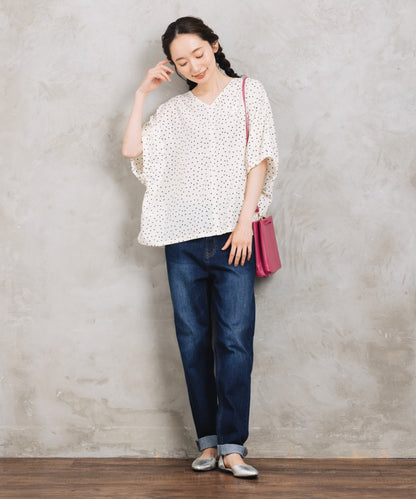 London Denim [Rogique]レインボーステッチエアレットデニム