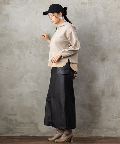 【FONT LAB】起毛ダンボールフーディーセットアップ