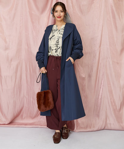 01-5923【FONT LAB】グラフィカルレターリングプリントブラウス