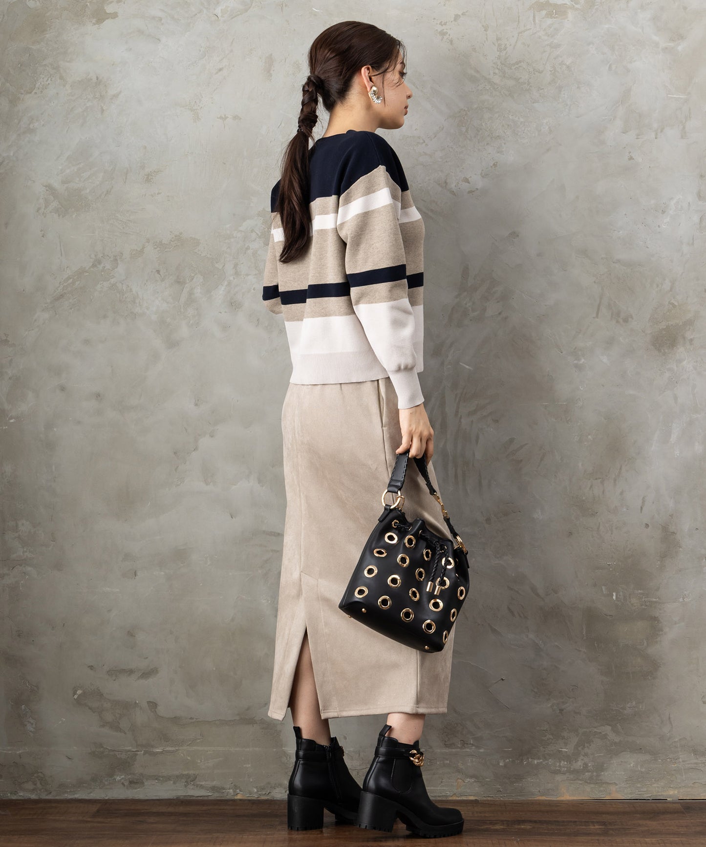 【FONT LAB】起毛ダンボールフーディーセットアップ