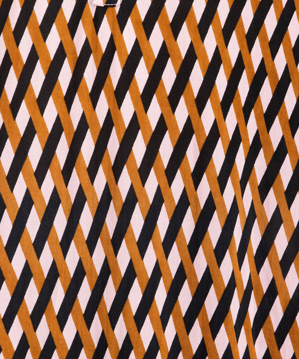 KAFFE アソートプリントシャツチュニック