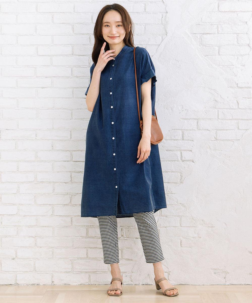 30-9679　FONTLAB スーパーライトデニムチュニック