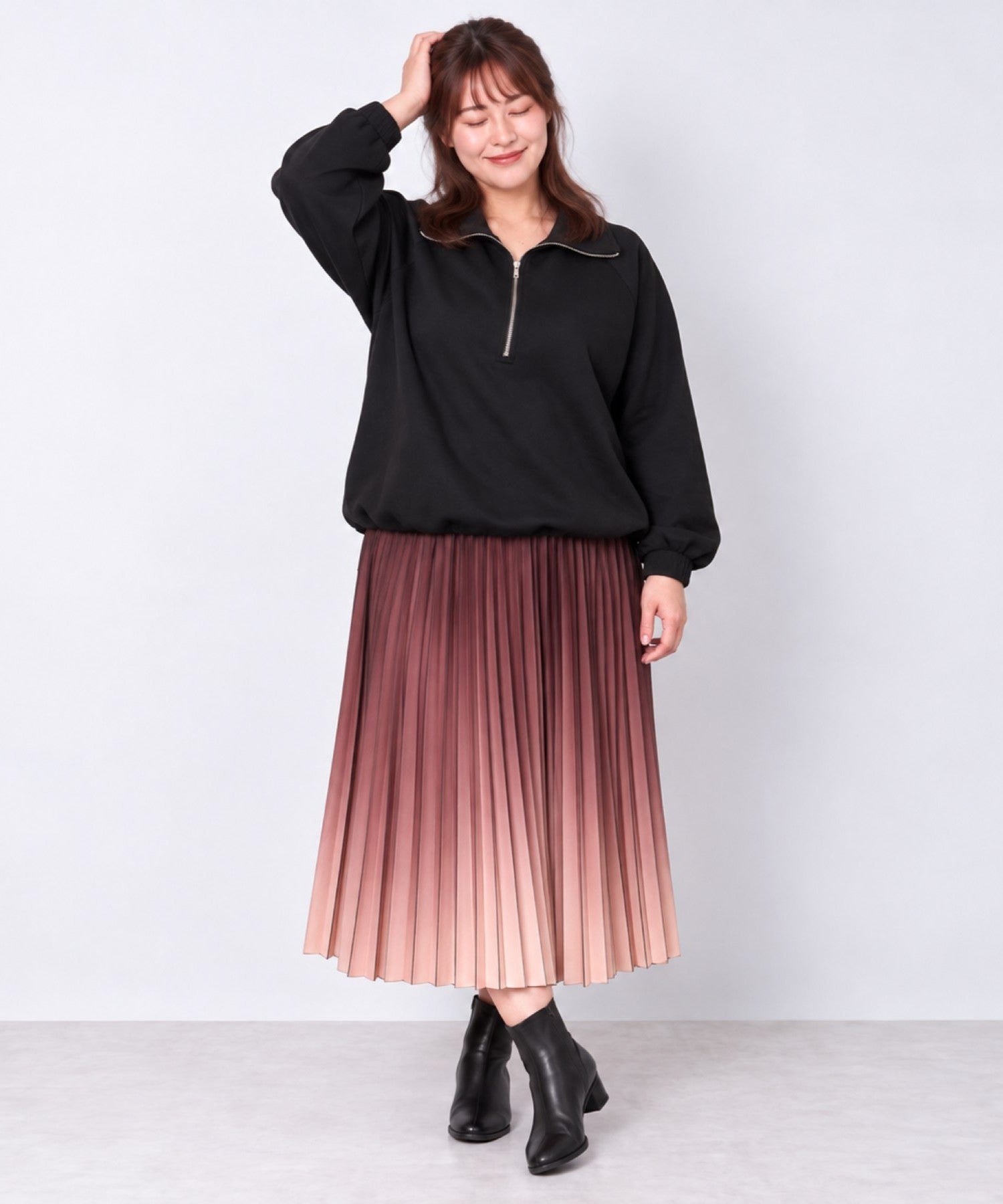【sabstreet bis】【web限定】 ハーフジッププルオーバー【先行予約】
