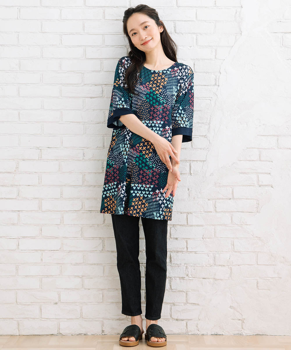 21号(6L～) [30th]エスパンディアソートプリントチュニック