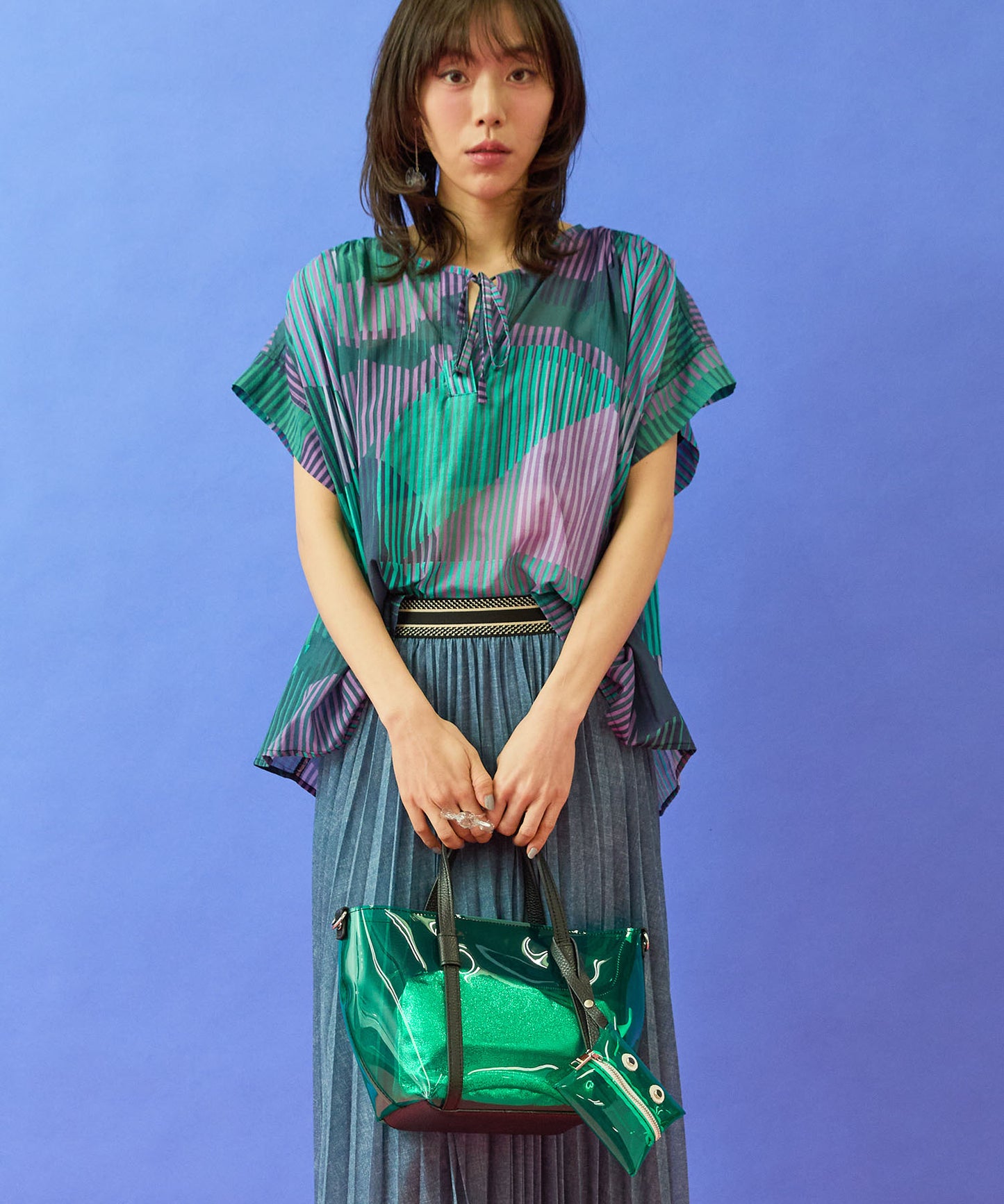 【RIPANI】PVC×レザー RIPPYBAGチャーム