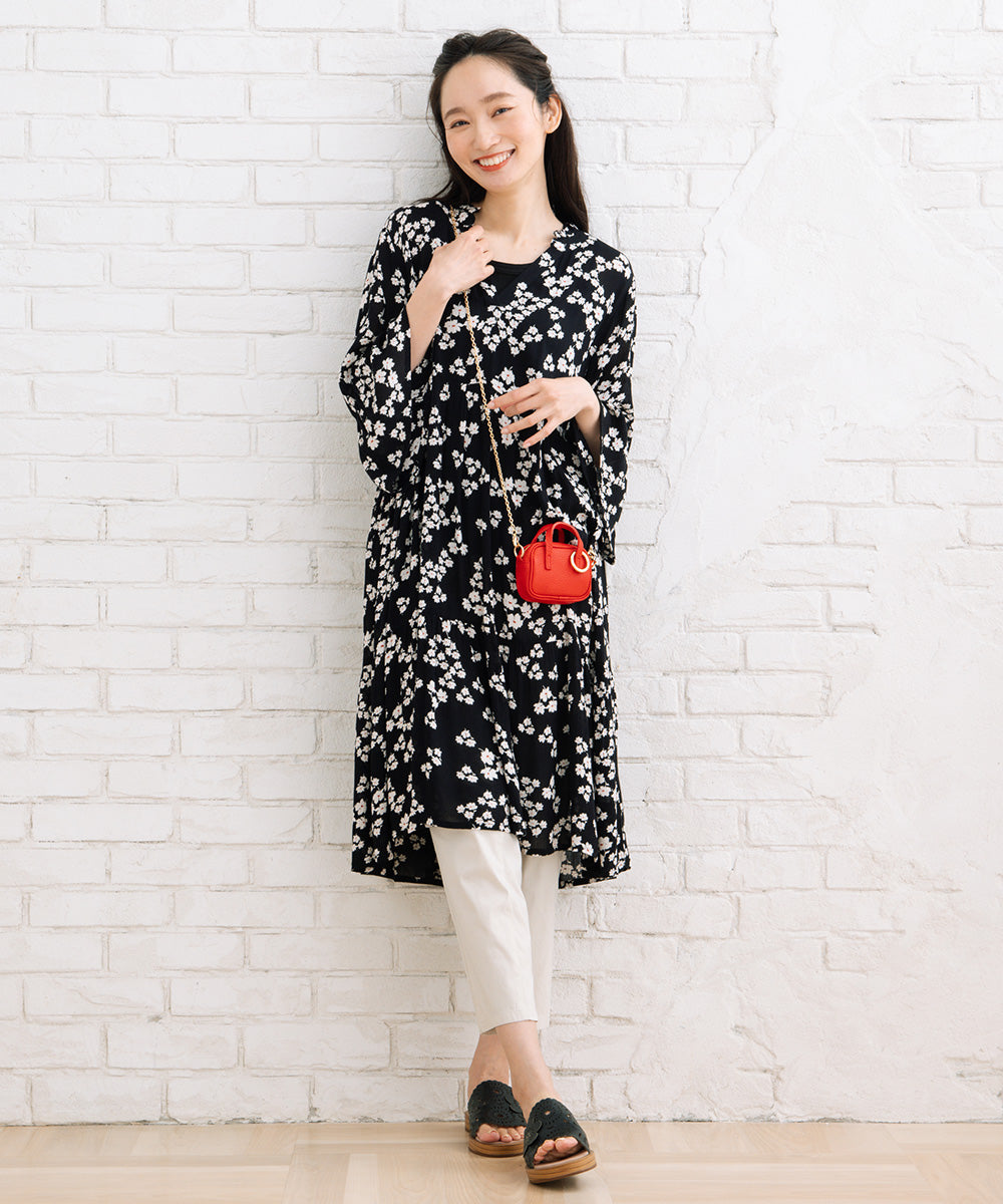 KAFFE リトルフラワープリントワンピース