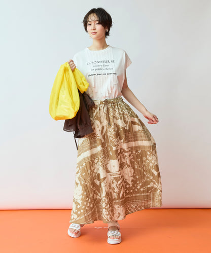 【FONT LAB】テープデザインロゴTシャツ