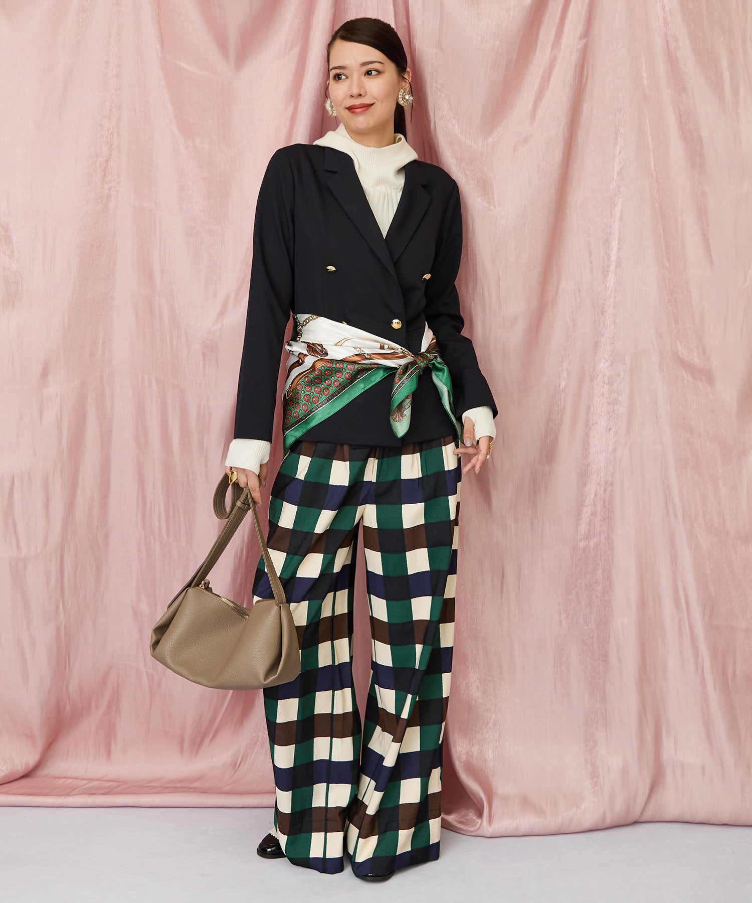 20-1183【JETSET SOLO PLUS】サイロストレッチツイルWブレストジャケット