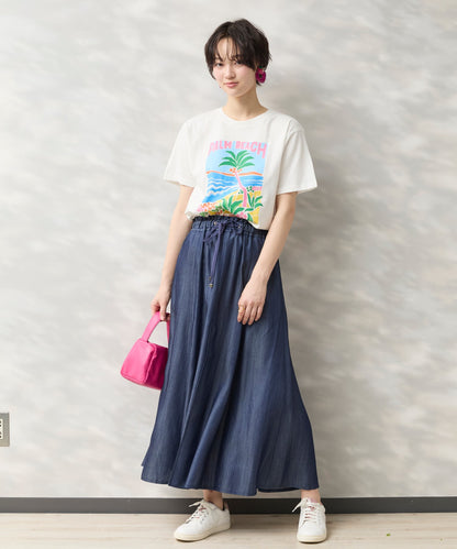 【COMPANIA FANTASTICA】PALM BEACHプリントTシャツ