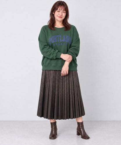 【sabstreet bis】【web限定】 クラックプリントロゴスウェット【先行予約】
