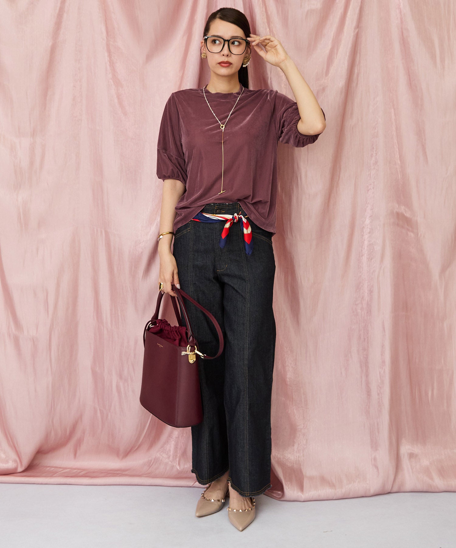 【FONT LAB】フリンジワイドデニム’25