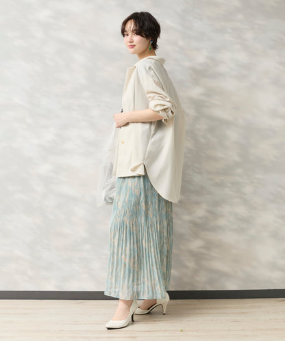 【JETSET SOLO PLUS】RELAxION twill テーラードシャツジャケット