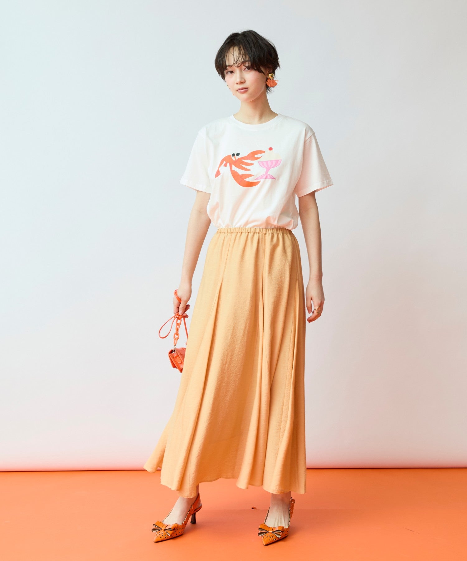 【COMPANIA FANTASTICA】ロブスタープリントTシャツ
