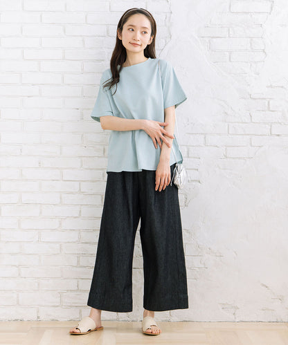 21号(6L～) 〈MADE IN JAPAN〉【LYCRA・COOLMAX・吸汗・速乾】シアサッカーカットソー