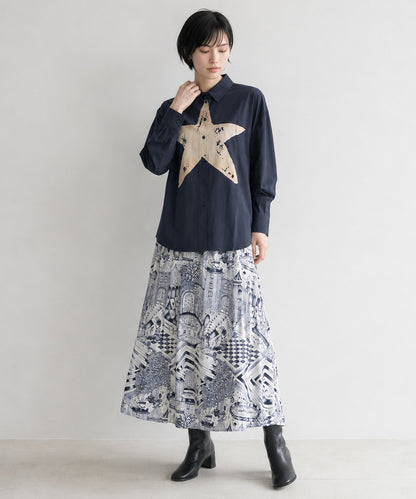 【NUMPH】ワンダーランドトワルプリントスカート