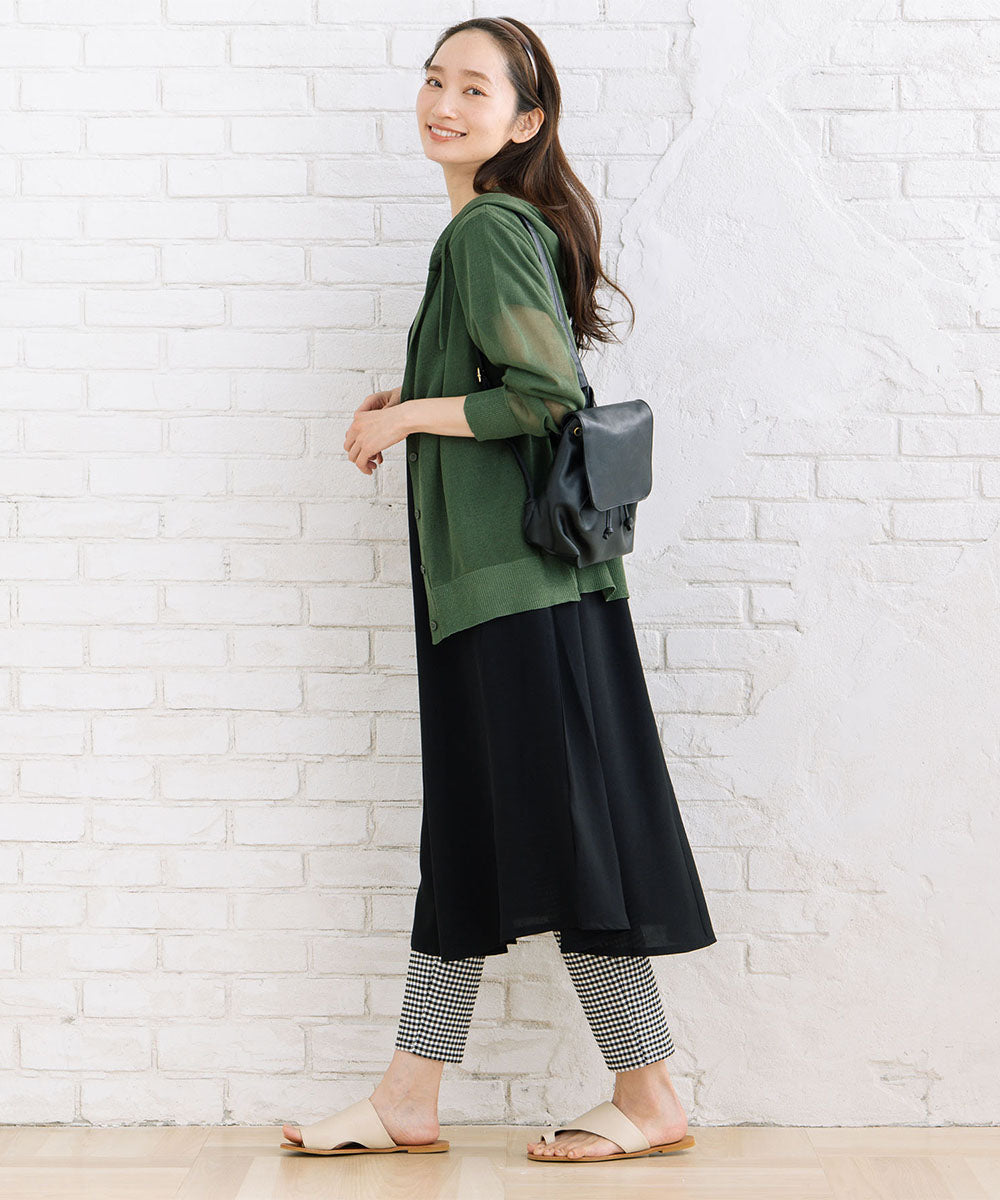 50-1324　FONTLAB 【アンチピリング】シアーフーディーカーディガン【先行予約】