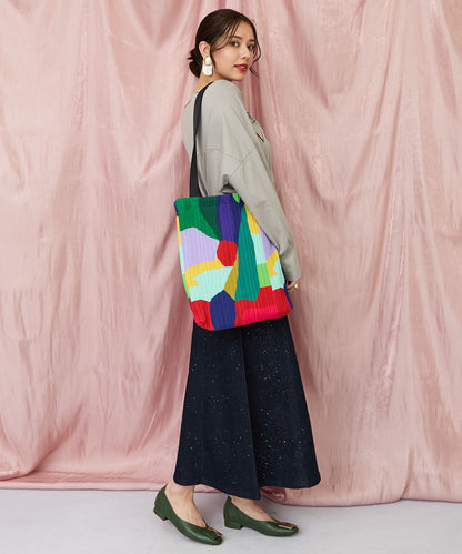 61-5847【FONT LAB】フロッキーロゴシルケットロングTシャツ