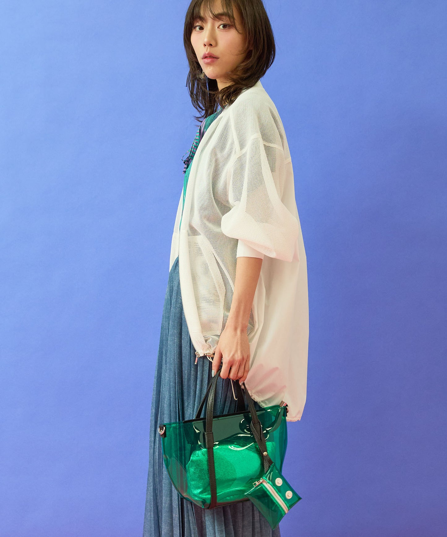 【RIPANI】PVC×レザー RIPPYBAGチャーム