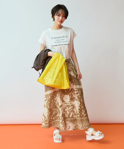 【FONT LAB】テープデザインロゴTシャツ