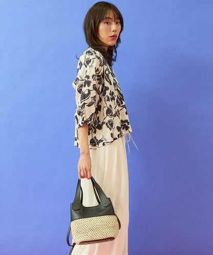 【RIPANI】レザー×メッシュ2WAY BAG