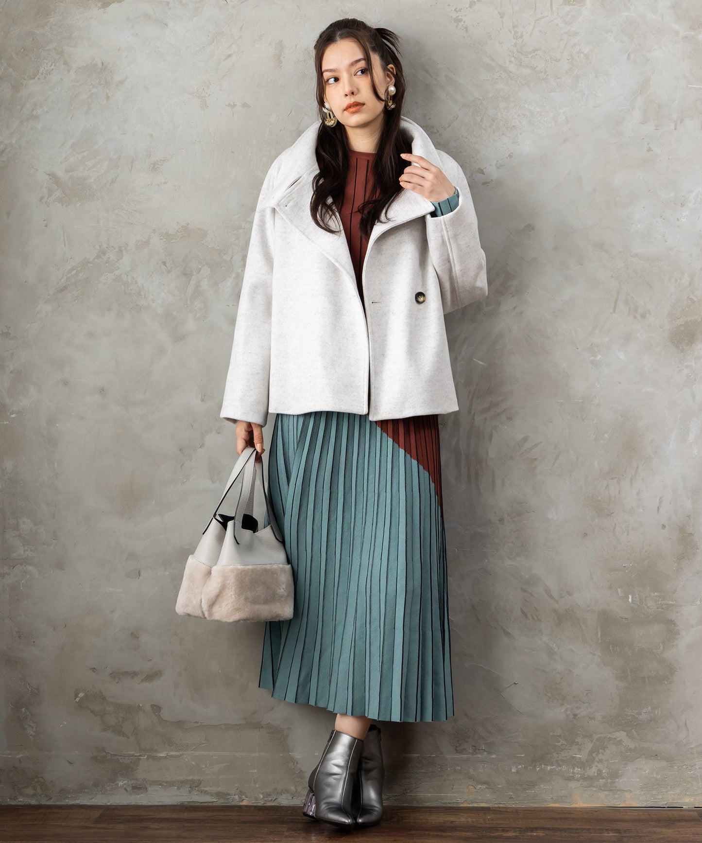 【JETSET SOLO PLUS】ライトジャージーメルトンコート