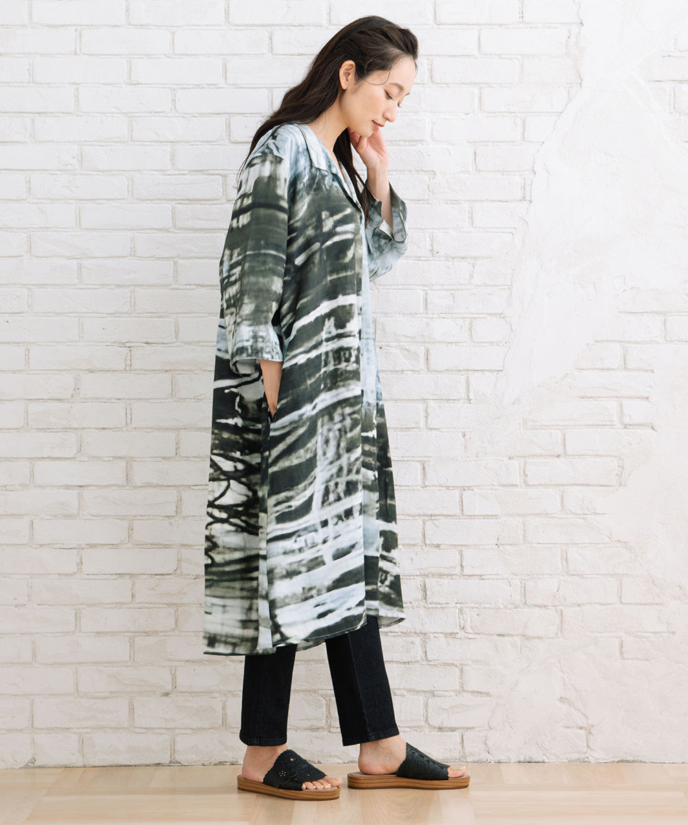 K COLLECTION フォトグラフプリントワンピース