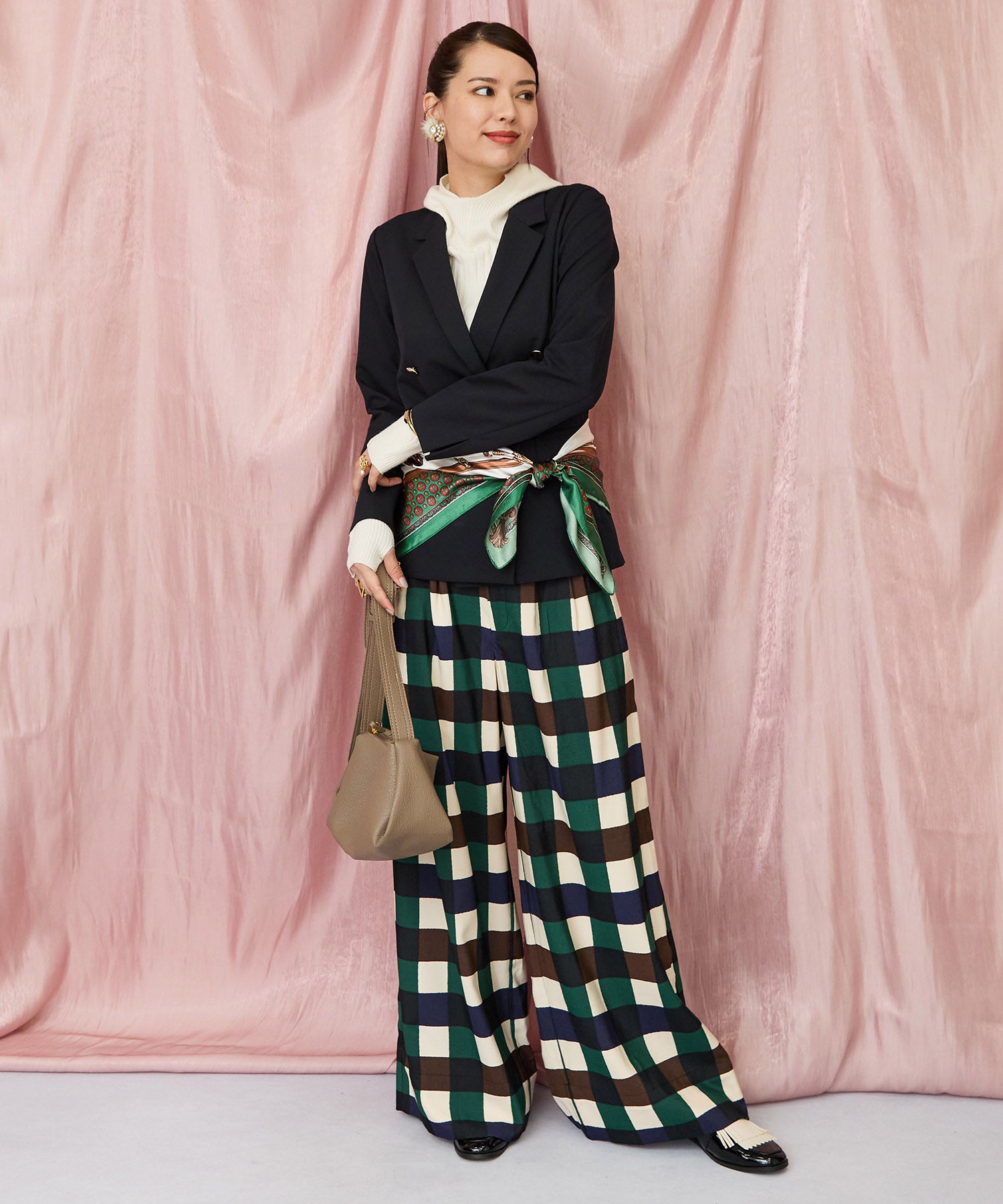 20-1183【JETSET SOLO PLUS】サイロストレッチツイルWブレストジャケット