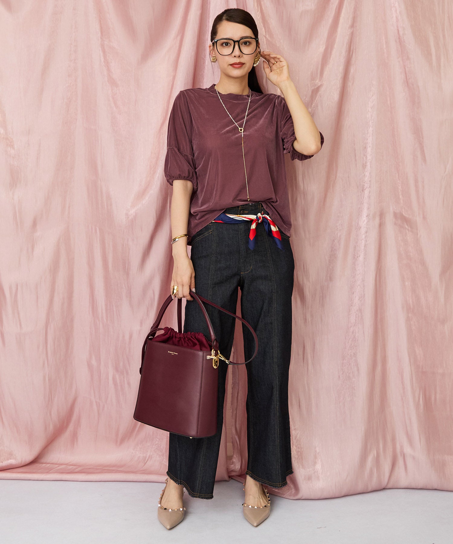 【FONT LAB】フリンジワイドデニム’25